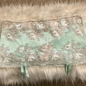 Victoria's Secret Seduction Crystal Garter Thong